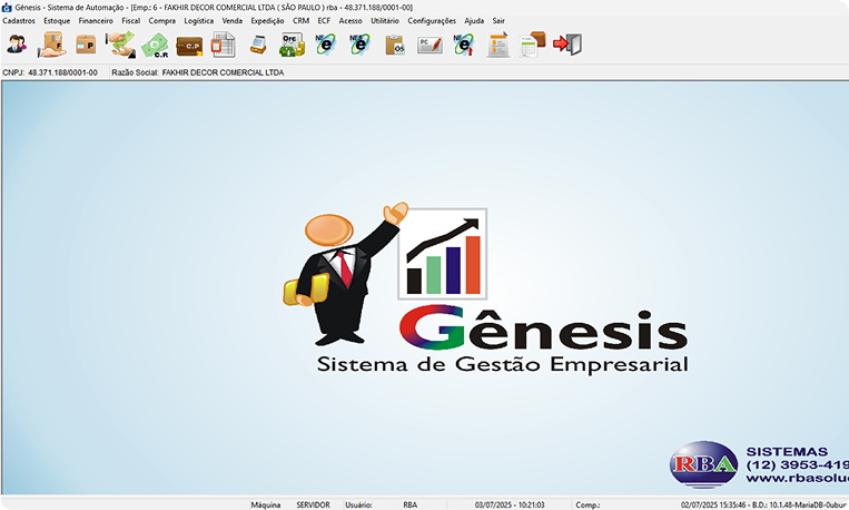 Tela sistema de cobrança